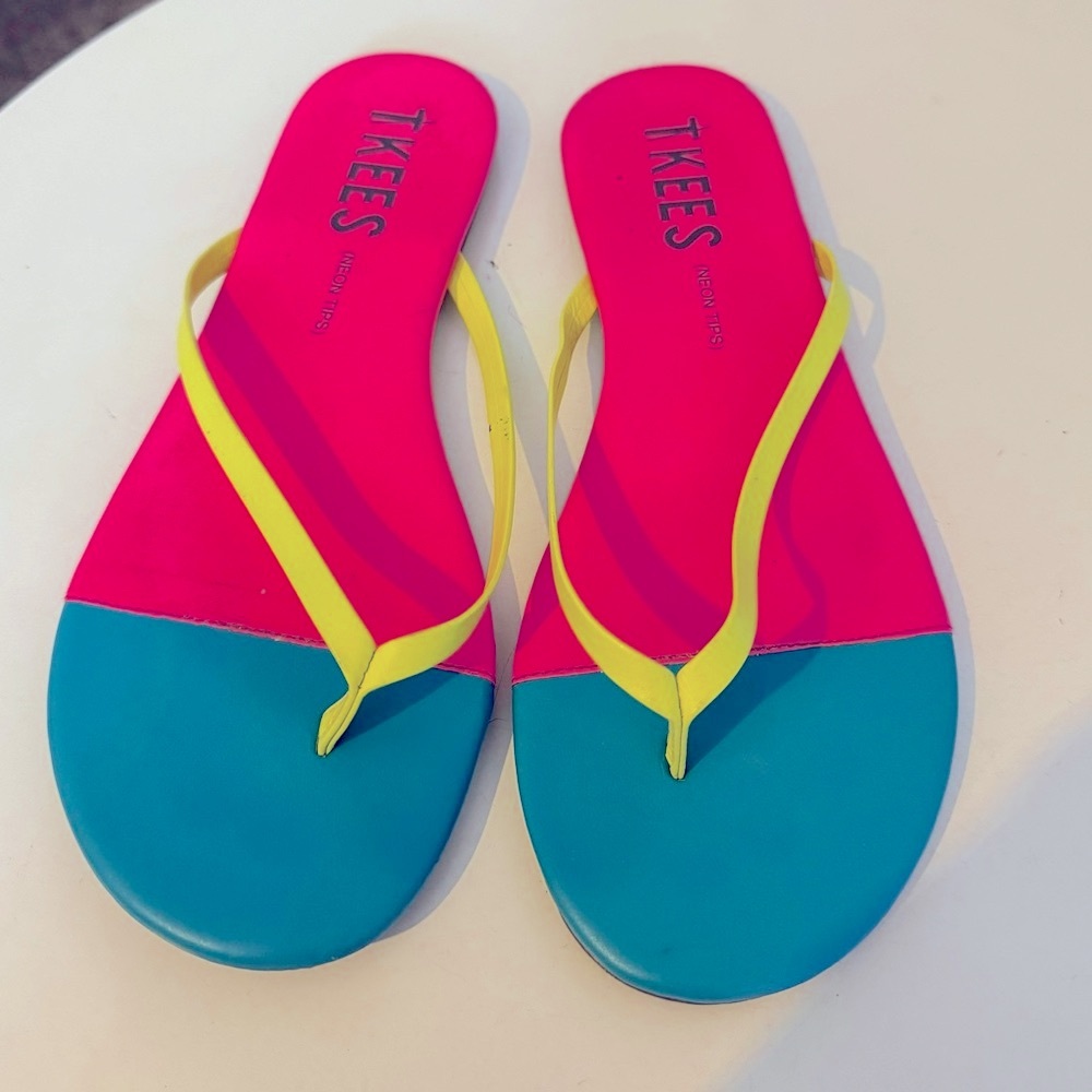 Neon Tkees Flip Flop Sandals